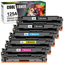Toner Compatible with HP 125A CB540A Laserjet CP1215 CP1518ni CM1312 MFP lot picture