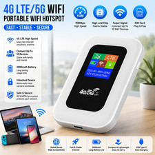 Unlocked Hotspot LTE 5G Wireless WiFi Router Mobile Broadband MIFI LCD 3000mAh picture