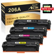 WITH CHIP W2110A For HP 206A Toner Color lot LaserJet Pro M283fdw M283cdw M282 picture