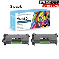 2 PK TN850 TN-850 TN820 Toner Cartridge For Brother TN820 MFC-L5800DW MFC-L5850D picture