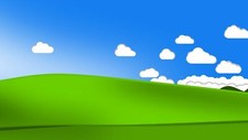 Landscape  minimalism clouds bliss Custom Gaming Mat Desk picture