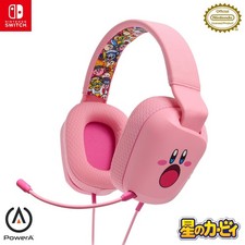 PowerA Wired Headset for Nintendo Switch - Kirby's Dream Land Face NSHS0299JP-01 picture