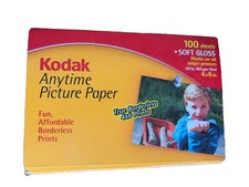 Vintage Kodak Anytime Picture Paper 4x6 100 Sheets Soft Gloss picture