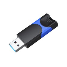 High Speed Kexin USB 3.0 128GB Flash Drive Retractable Style Memory Stick Blue picture