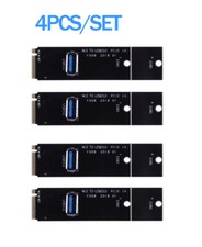 4x NGFF M.2 To USB 3.0 Transfer PCI-E Riser Card Adapter For Mining Machine picture