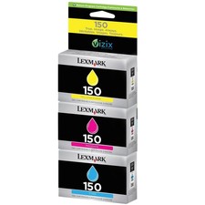 3 Pack Genuine Lexmark 150 Ink Cartridge for S315 S415 S515 Pro715 Pro915 picture