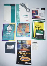 computer books disks 1st Edition Discover The World Wide Web W Sportster Vtg picture