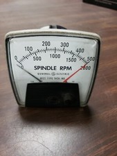 NEW GENERAL ELECTRIC SPINDLE RPM METER 0-2000/500 picture