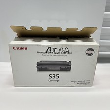 Genuine Canon S35 Black Toner Cartridge7833A001-AA - Open Box picture