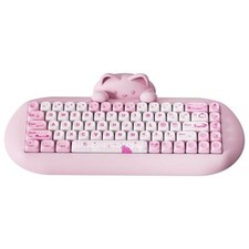 YUNZII C68 Wireless Mechanical Keyboard Cute Cat Compatible with PS4/PS5 65% picture