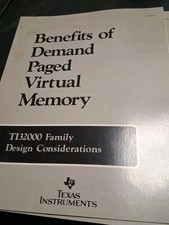 VINTAGE 1985 TEXAS INSTRUMENTS TI32000 FAMILY DESIGN CONSIDERATIONS PAGED VIRTUA picture