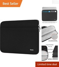 Durable 15-Inch Neoprene Laptop Sleeve with Fluffy Interior - Travel-Ready picture