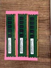 Lot of 3 Micron 2GB (6GB Total) PC3L-10600E DDR3L-1333 1Rx8 ECC Unbuffered UDIMM picture