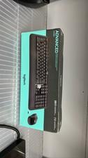 Logitech Wireless Keyboard Mouse Black USB picture
