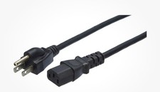 Amazon Basics Computer Monitor TV Replacement Power Cord 3Foot Black picture