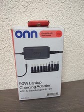 Onn Universal 90W Laptop Charger Adapter With 10 Interchangeable tips picture