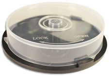 1 PIECE of 10-Disc Capacity Cakebox CD/DVD Plastic Storage Container/Spindle picture