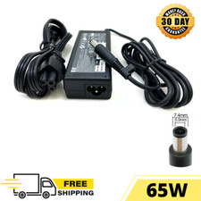 65W Genuine HP Laptop Charger AC Power Adapter 608425-001 609939-001 w/Cord OEM picture