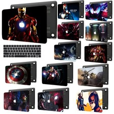 Avengers Pattern Rubberized Hard Case Cover For New Macbook Pro Air M2 M3 M4 M5 picture