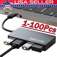 4 Port USB Hub Splitter For PC Mac MacBook Notebook Laptop Desktop Portable Lot picture