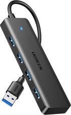 UGREEN USB 3.0 Hub, 4 Ports A Splitter Ultra-Slim 0.5 ft, Black  picture