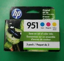 Genuine HP 951 Color Ink Cartridges-C/M/Y-For HP8100 8615 8625 Printer-3PK-OEM picture