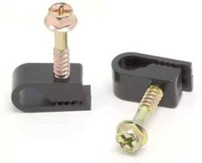 THE CIMPLE CO - Single Coaxial Cable Clips, Cat6, Electrical Wire Cable Clip, 1/ picture