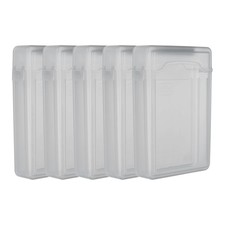 6.5 x 4.5 Hard Drive Disk Case 5Pcs Plastic Storage Box Portable Anti-Static picture