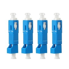 4 PCS SC Male To LC Female 9/125um Single Mode UPC Hybrid Fiber Adapters Set picture