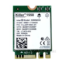 Killer Wireless AC 1550 Module Bluetooth 5.0 WLAN m.2 2230/ NGFF Card Adapte picture
