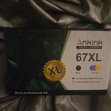 Ankink 67XL Compatible for HP Inkjet Ink Cartridges Black & Tri-Color Multipack picture