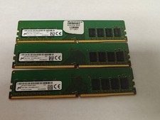 lot of 3 MTA8ATF1G64AZ-2G6H1 8GB Desktop RAM Micron 1Rx8  DDR4-2666MHZ picture