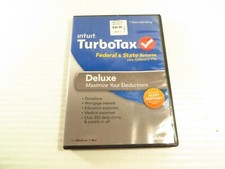 OLD Intuit TurboTax Deluxe 2013 Federal & State Returns Audit Support, Mac/Win picture