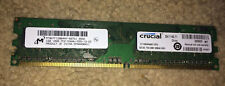 Lot Of 2 Crucial 1GB 240-Pin DIMM 128Mx64 DDR2 .. 2x1GB = 2G picture