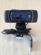 Logitech C910 1080P HD Pro USB Webcam Camera Great Mic Zoom Skype V-U0017 EUC picture