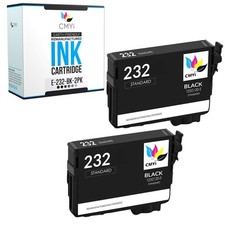 2-Pack CMYi Compatible T232 Black Ink Cartridges for Epson WorkForce WF-2950 picture
