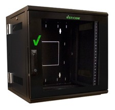 High Density 18U Wall Mount Network Cabinet Swing Out Rack VW4-6181, Assembled picture