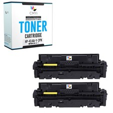2PK CMYi Replacement 414A Yellow Cartridge for HP Color LaserJet Pro MFP M479fdn picture
