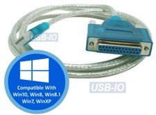 DB25 Parallel-Port  To USB Printer Adapter Cable │Virtual Printer Port│Plug-Play picture