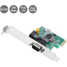 SIIG DP Cyber RS-232 1S PCIe Card 250Kbps picture