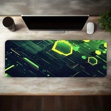 1pc Large Gaming Desk Mat Compatible for PC/Laptop, Non-Slip Washable Rubber B picture