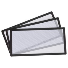 3PCS PC Dust Filter 280x140mm Magnetic Frame PVC Computer Cooler Mesh White picture