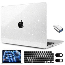 Glitter Case for M4/M3/M2 MacBook Air 15 inch Case 2025 2024 2023, Fit Model ... picture