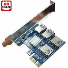 PCIe 1 to 4 PCI express 16X slots Riser Card PCI-E 1X to External 4 PCI-e Slot picture
