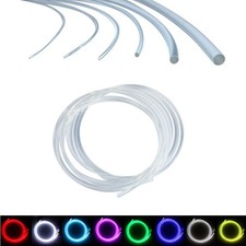 0.31 In 8mm x 16.4 Ft 5m PMMA Plastic Side Glow Cable Fiber Optic Light Decor picture