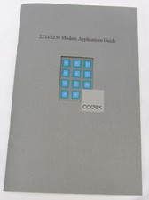 Motorola Codex 2233/2239 Modem Applications Guide Manual Vintage 1987 picture