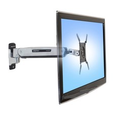 Ergotron LX Desk Monitor Arm 45-361-026 Polished Aluminum VESA Adjustable Mount picture