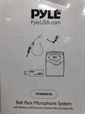 PYLE Wireless Laviler Microphone USB Headset Mic PUSBMIC43 NIOB picture