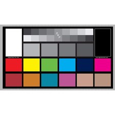 2-Pack Large 169 Color Calibration and Video Chip Chart for Photography picture