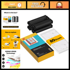 4x6” Photo Paper Cartridge Refill, 80 Sheets for Dock Plus & Dock Era Printers picture